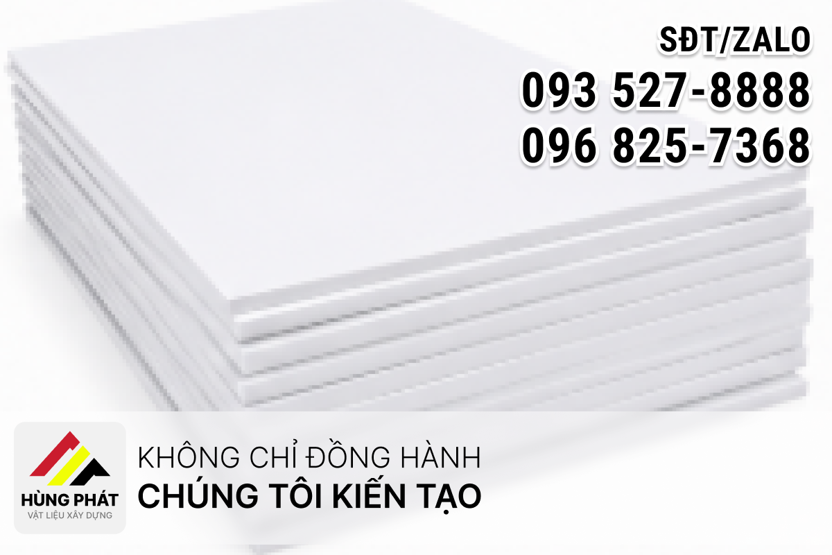 Tấm Nhựa PVC Trắng Sữa