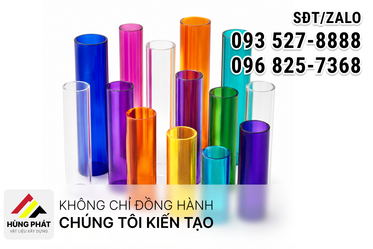 Ống Nhựa Mica Màu