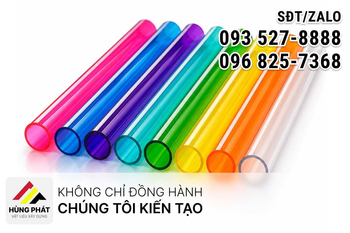 Ống Nhựa Mica Màu 3