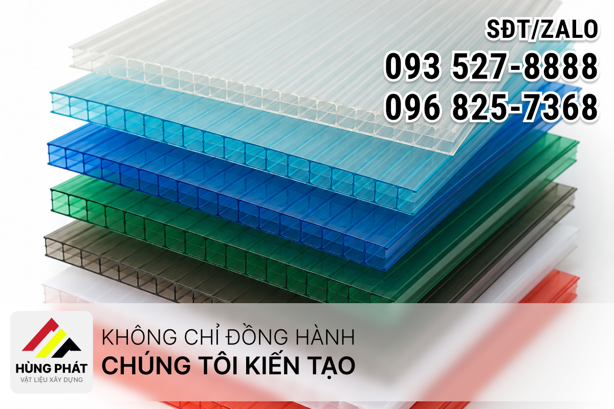 Tấm Poly Rỗng Sunlite Thái Lan 2