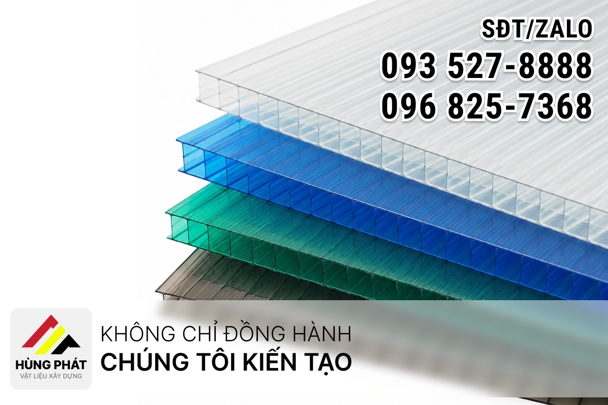 Tấm Poly Rỗng Sunlite Thái Lan 3
