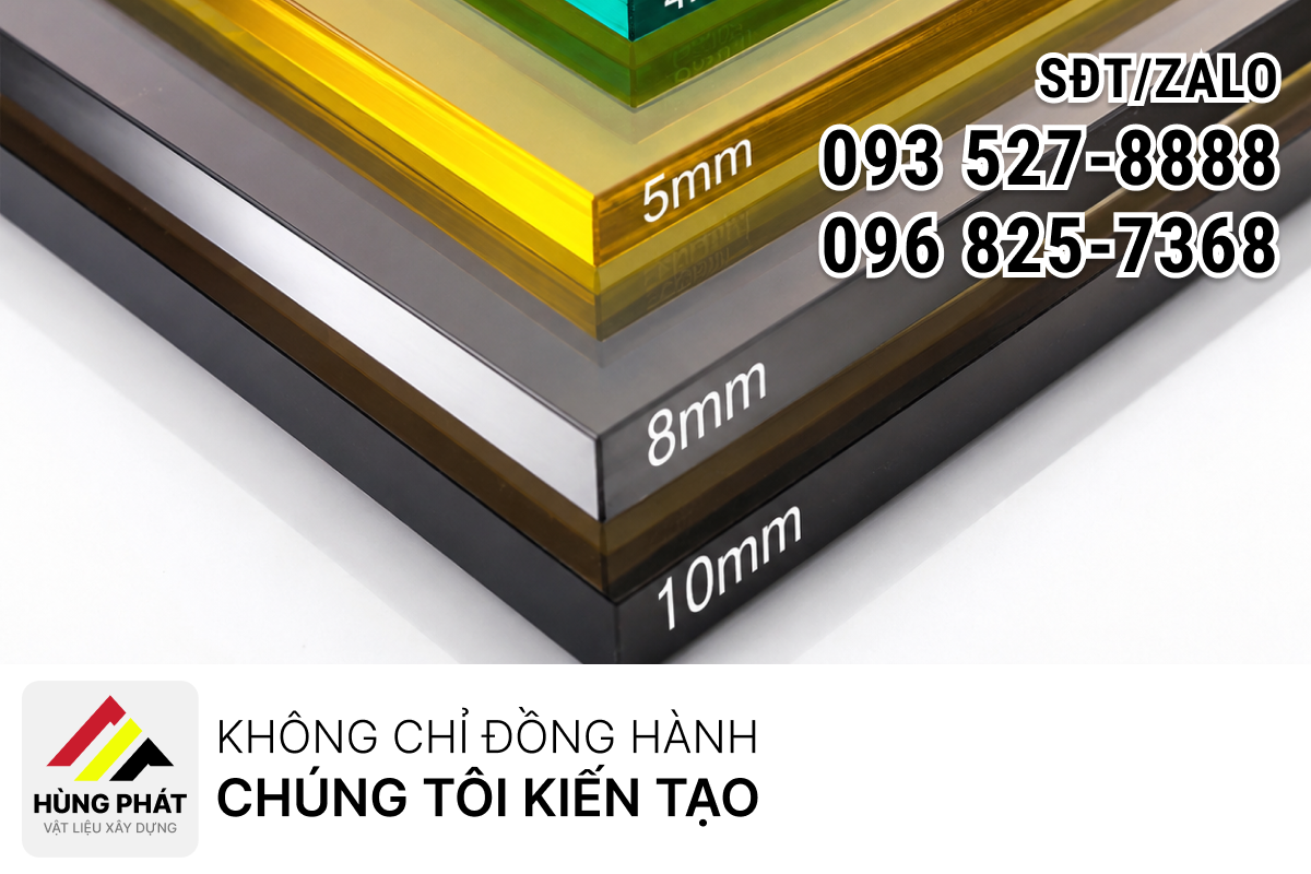 Tấm Polycarbonate Đặc 10mm 2
