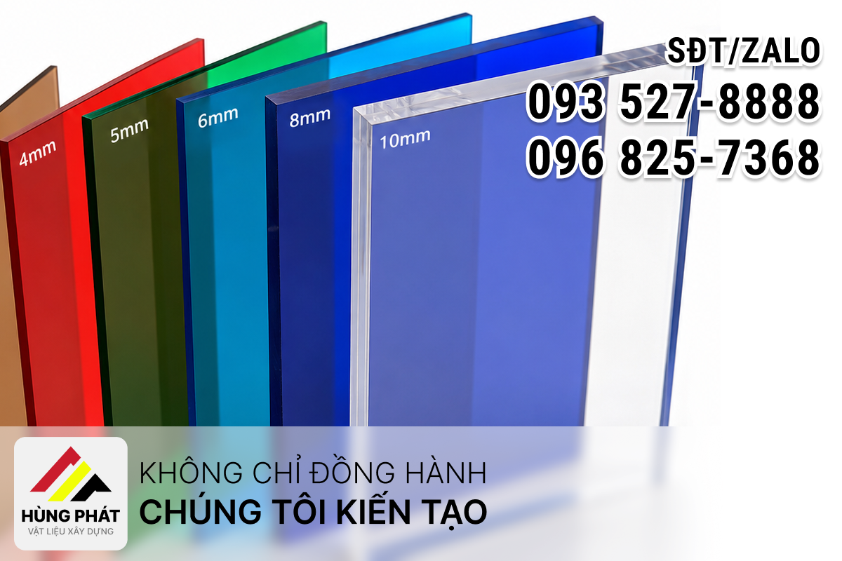 Tấm Polycarbonate Đặc 10mm 3