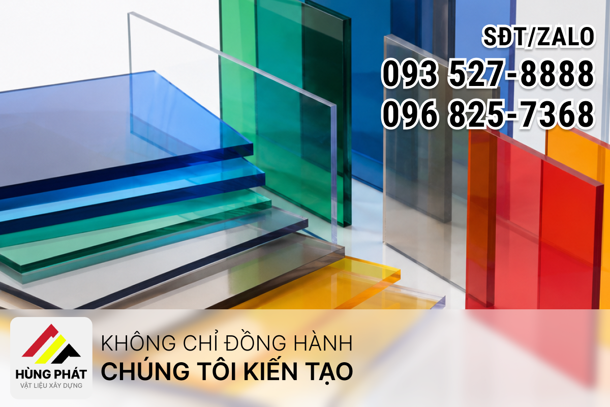Tấm Polycarbonate Đặc 6mm 3